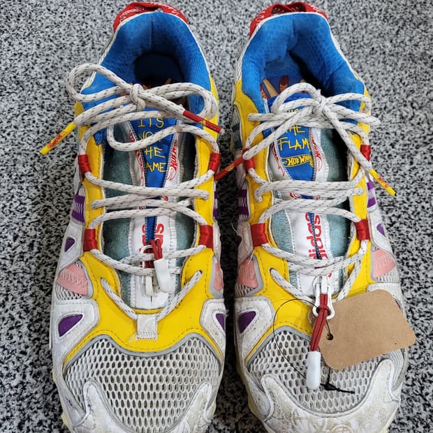 아디다스 X 션 위더스푼 X 핫 휠 협업 슈퍼터프 스니커즈