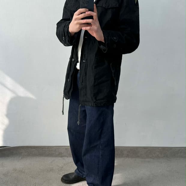 [M] 홀리스터 독일군 리워크 밀리터리 후드 코트 자켓