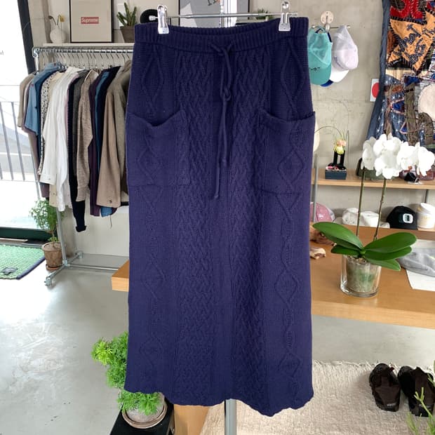 Kapital 캐피탈 니트 스커트