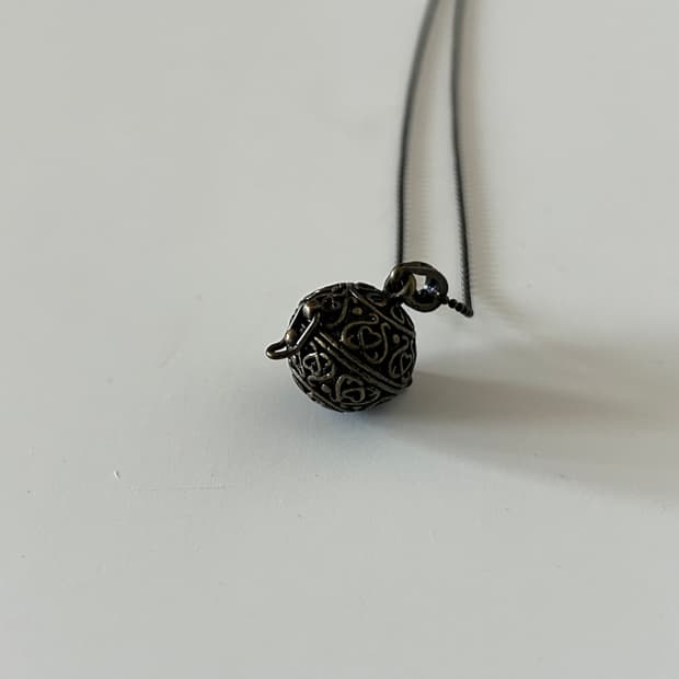빈티지 열리는 펜던트 목걸이
