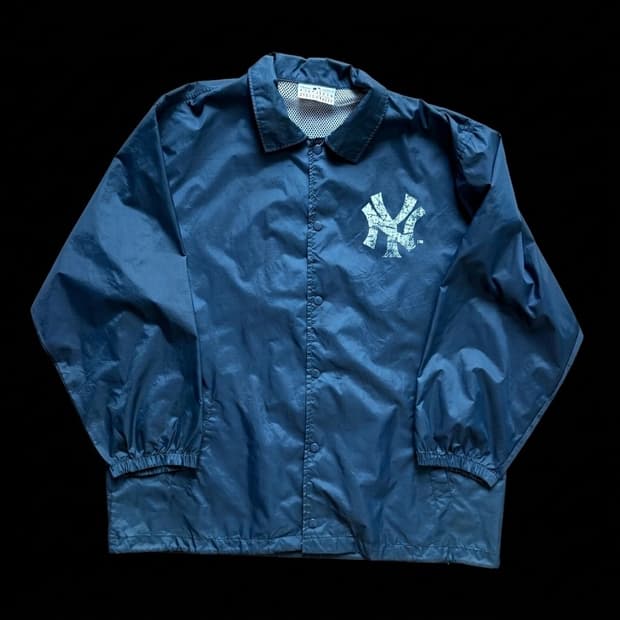 90s MLB 뉴욕 양키스 나일론 코치 자켓