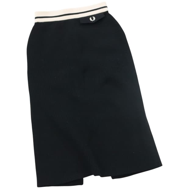 Fred Perry 프레드페리 빈티지 스트라이프 밴딩 니트 스커트