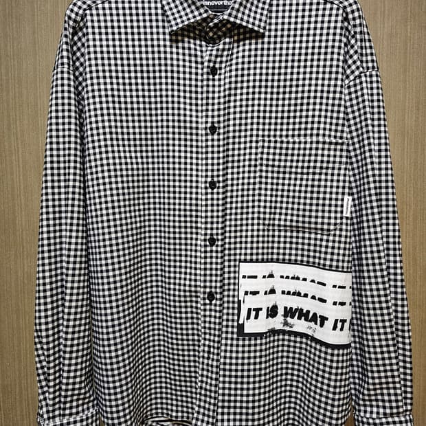 디스이즈네버댓 셔츠 레이온 M