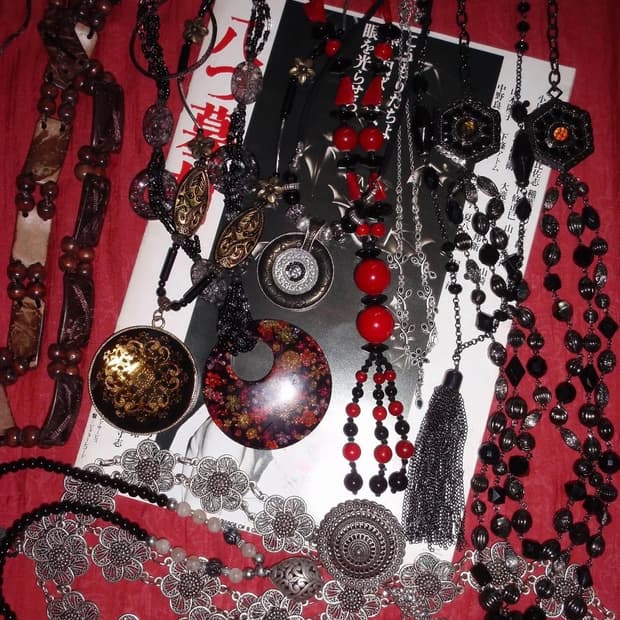 오리엔탈 일본 요괴 레테 목걸이