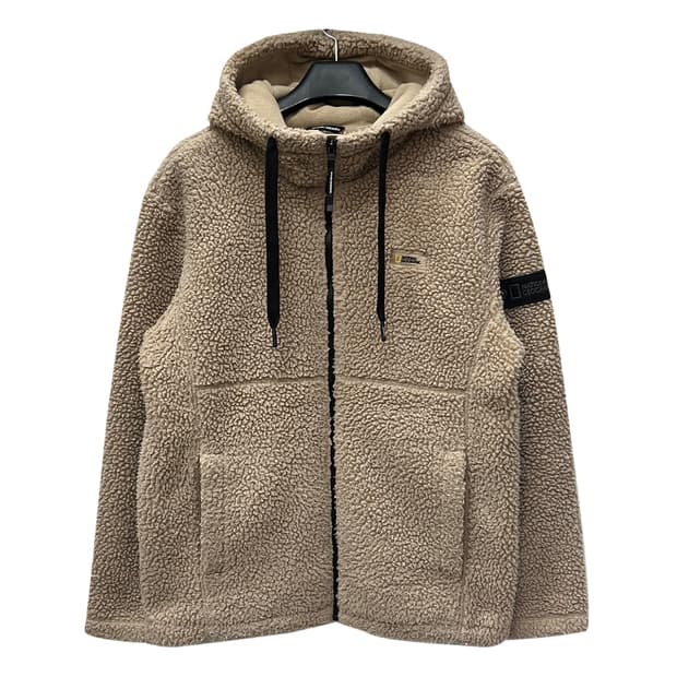 내셔널지오그래픽 코스토니 플리스 뽀글이 풀집업 자켓 L