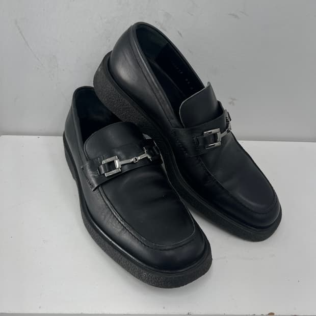 Gucci 구찌 홀스빗 가죽 드레스 로퍼 9.5