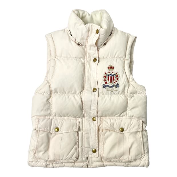 [중고] 폴로 진스 컴퍼니 여성 패딩 조끼 XS