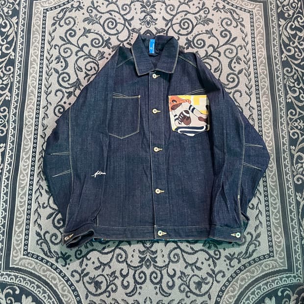 95 플래티넘푸부 데님 자켓/W2674