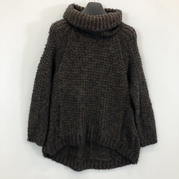 SJ 한섬 알파카 모헤어 혼방니트 FREE 폴라