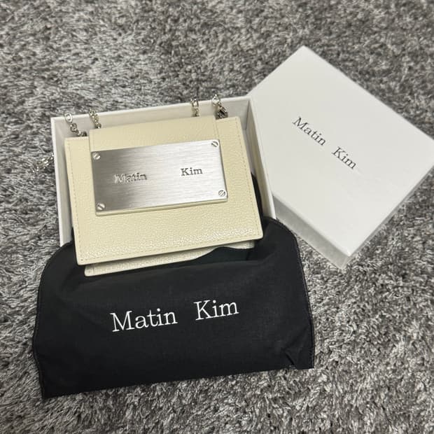 마뗑킴 아코디언 미니백 아이보리