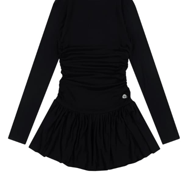 coyseio 코이세이오 DRAPING DRESS BLACK