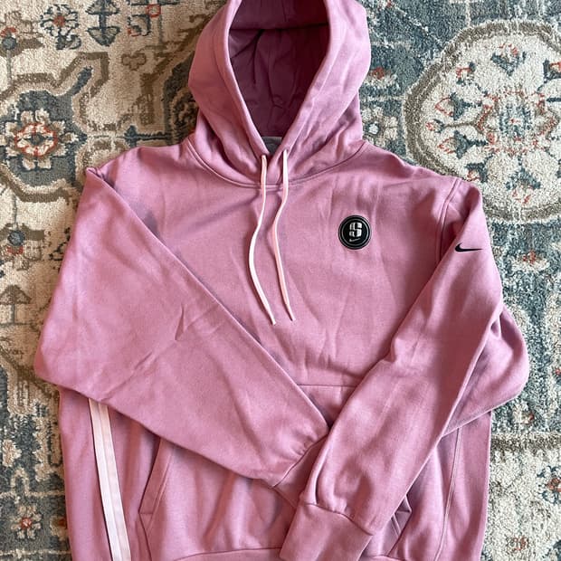 조던 사브리나 플리스 농구 후드 핑크 폼 (새제품.XXL)