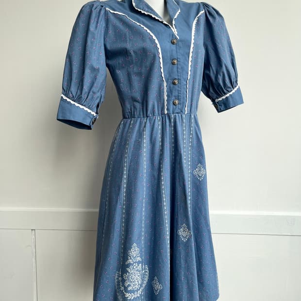 80s 던들 빈티지 원피스