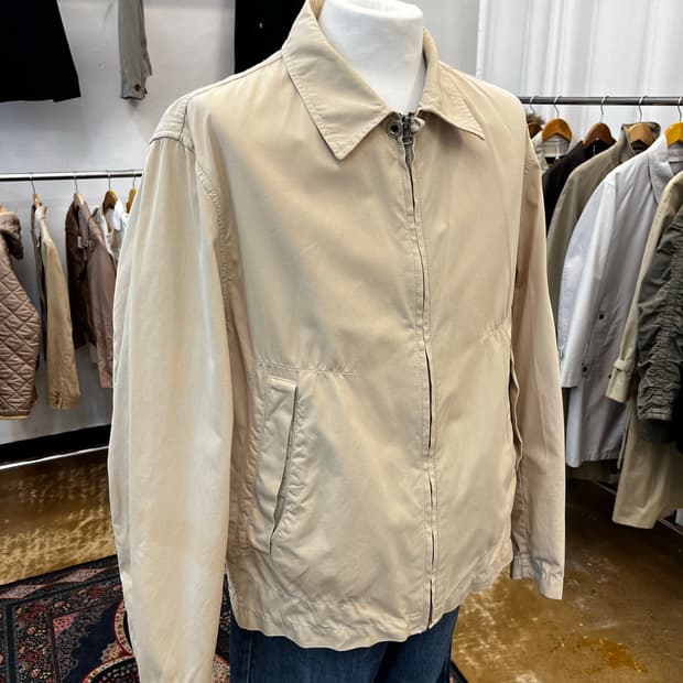 휴고 보스 블루종 자켓 베이지