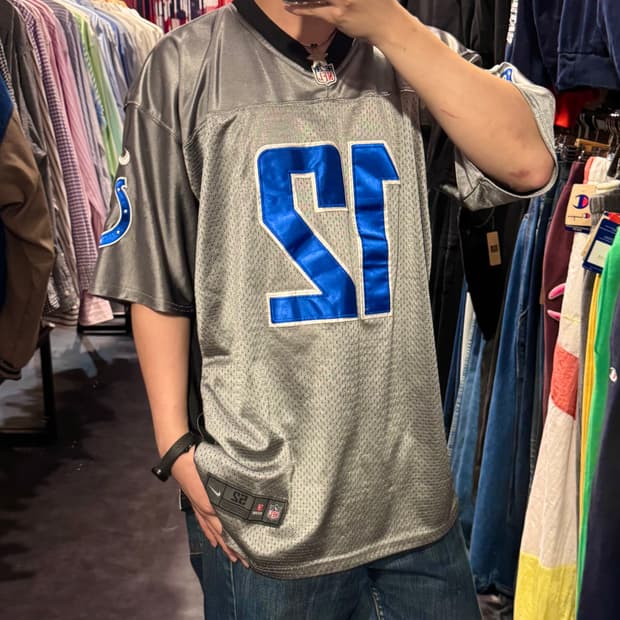 [IM]NFL x Nike NFL NO.12 LUCK 럭비 져지 그레이
