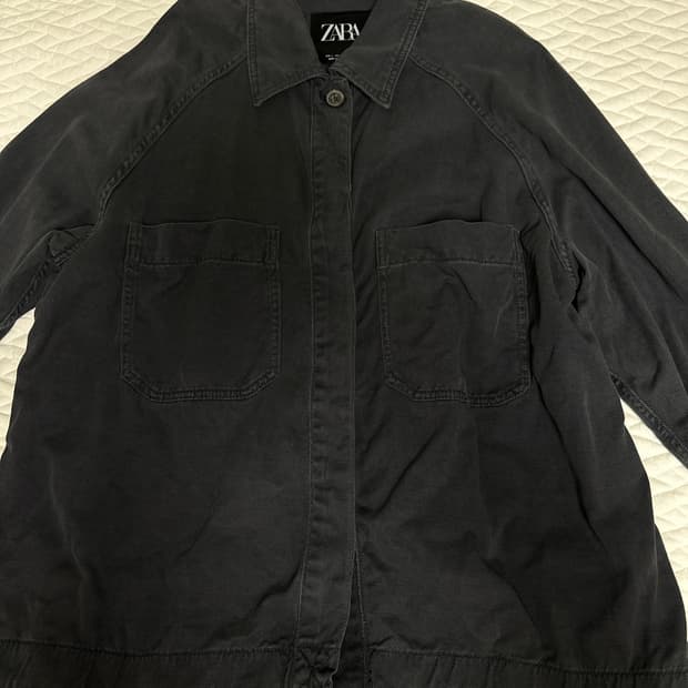 자라 포켓 오버사이즈 오버셔츠