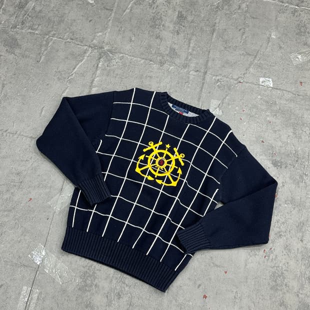 타미힐피거 니트 맨투맨