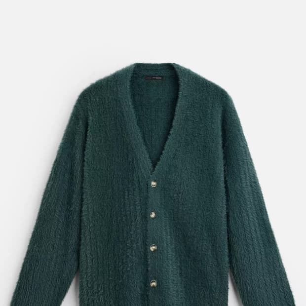 자라 부클 가디건 (S-M)