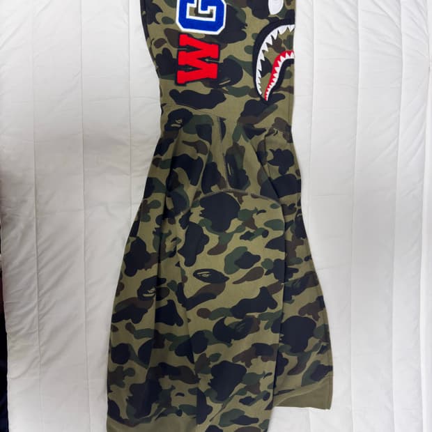 베이프 샤크후드 녹계