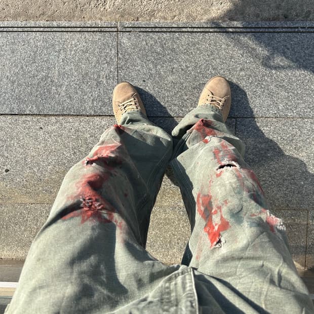 칼하트 B11 싱글니 모스 36in