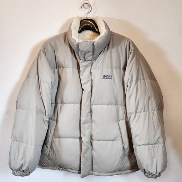 WAU 캘리포니아 양면뽀글이다운패딩 105 XL 새제품급
