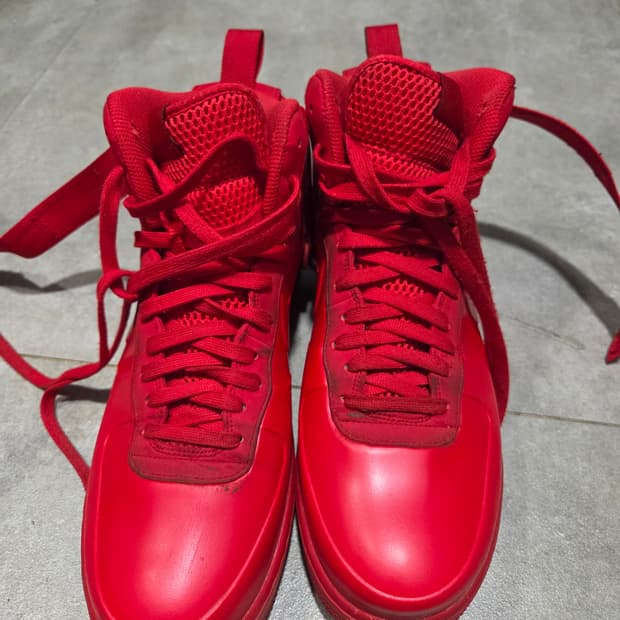 나이키 에어포스 1 폼포짓 레드 280 BV1172-600