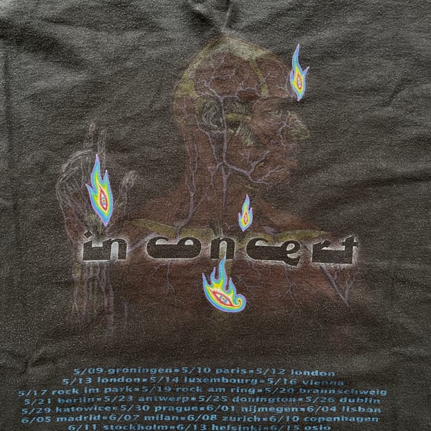 2001 Tool Lateralus 밴드 티