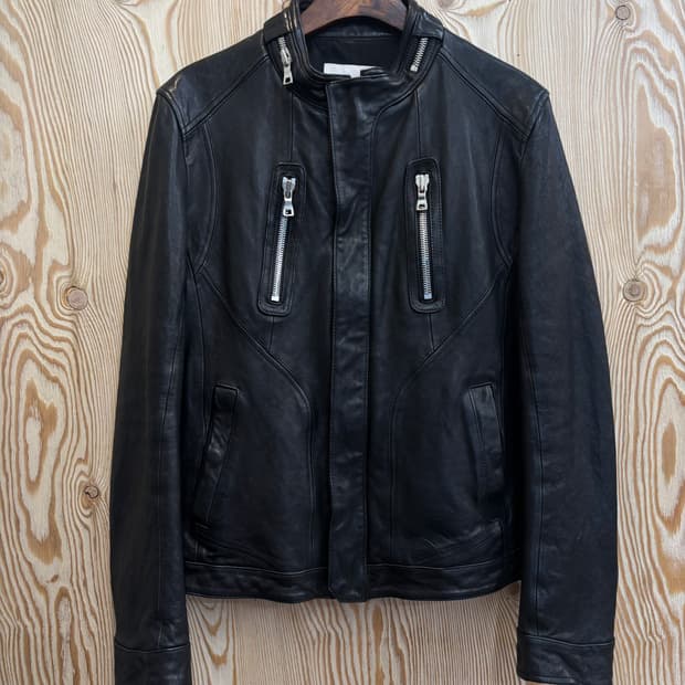 SLCZ 셀렉티즘 레더 라이더 자켓