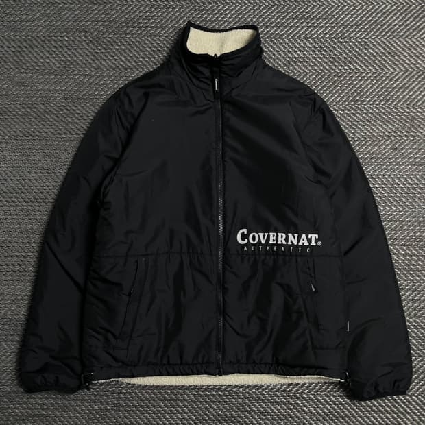 커버낫 빅로고 리버시블 플리스 자켓o 5155