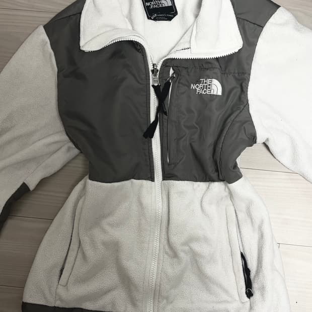 노스페이스 대대장 그레이 화이트 후리스