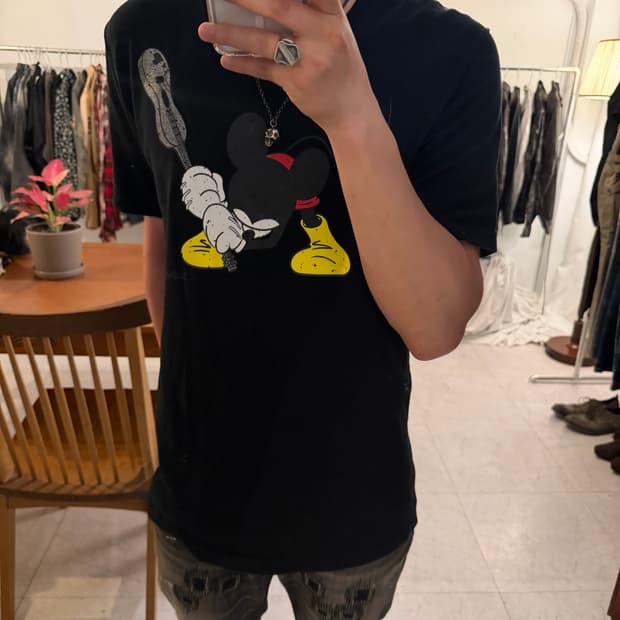 Roen x disney mickey t shirt