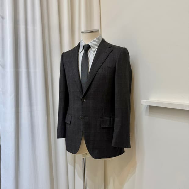 United Arrows 빈티지 글렌체크 자켓