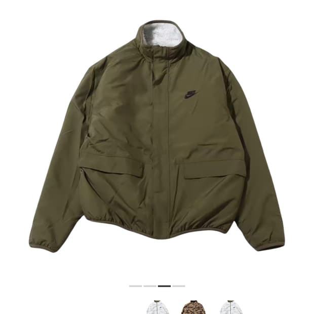 나이키 리버서블 양면 플리스 자켓 XL