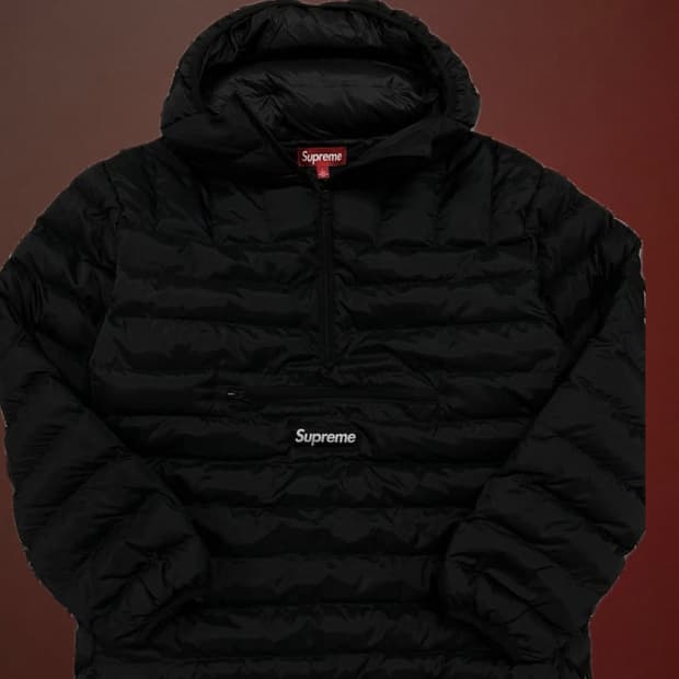 슈프림 경량 패딩