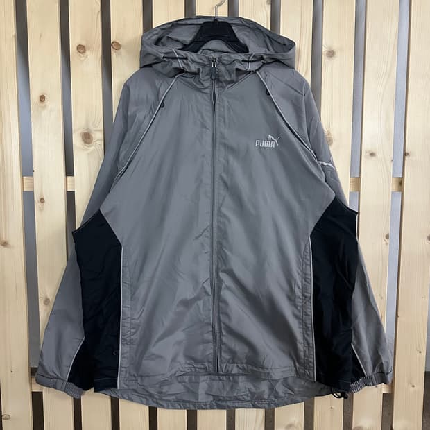 (L) 퓨마 그레이 바람막이 자켓