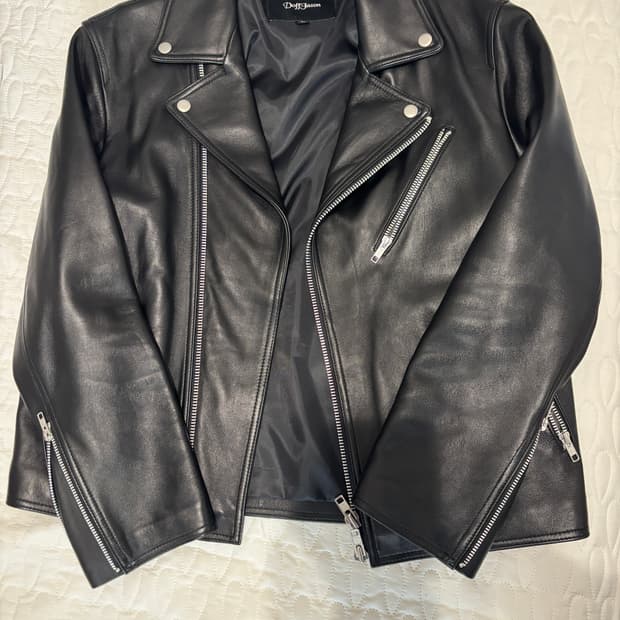 도프제이슨 램스킨100 라이더 자켓