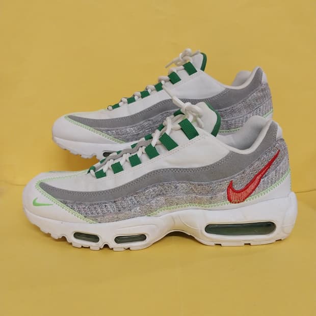 남성 나이키 에어맥스 95 화이트 클래식 운동화 (285)