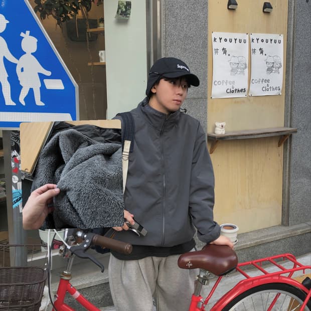 데일리 오버 플리스 점퍼(안감 후리스)