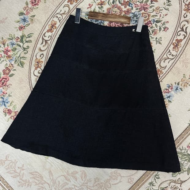 Courrèges 꾸레쥬 각인 A라인 스커트