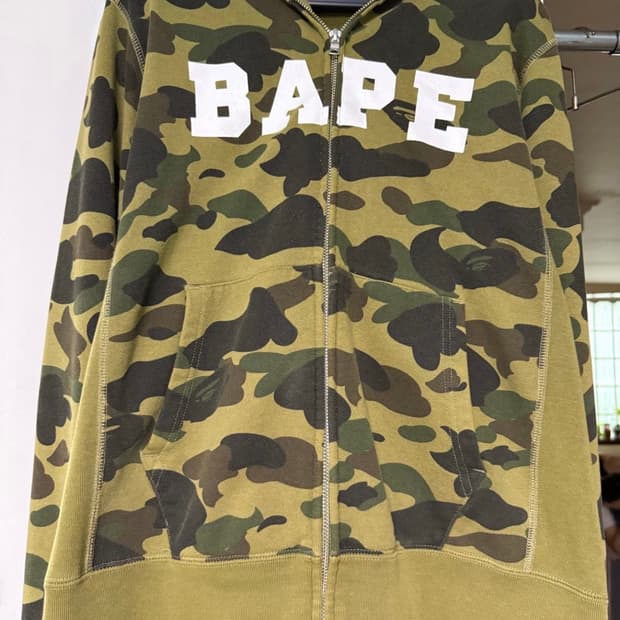 베이프 풀 후드집업