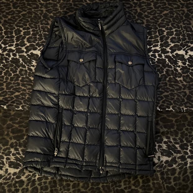 Chrome Hearts Dagger Puffer Vest
