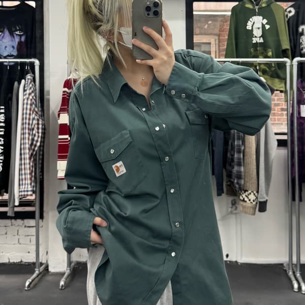 칼하트 FR 버튼 셔츠