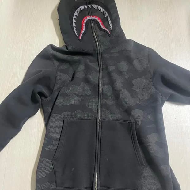 베이프 샤크후드 흑계 L