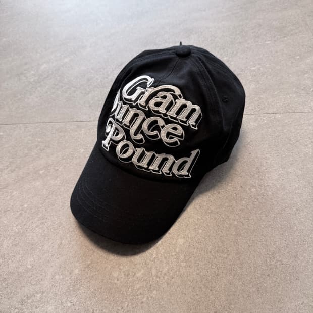 [OS] 그램아운스파운드 볼캡 모자 블랙
