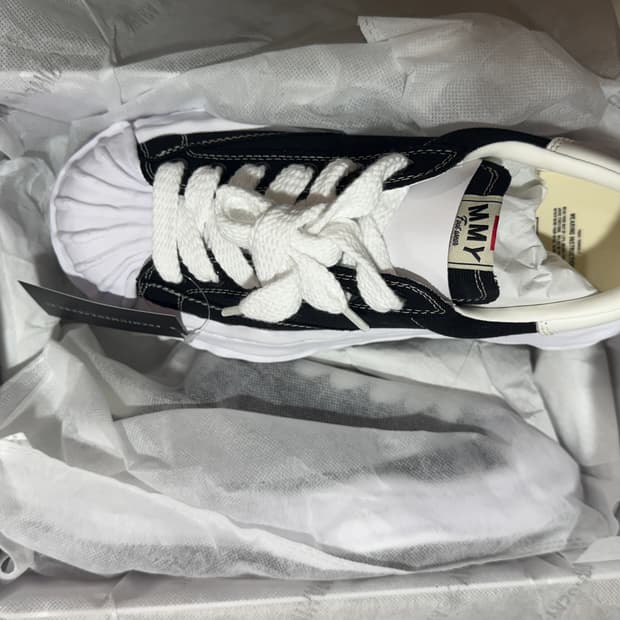 [43]메종 미하라야스히로 블레이키 OG 솔 캔버스 로우탑