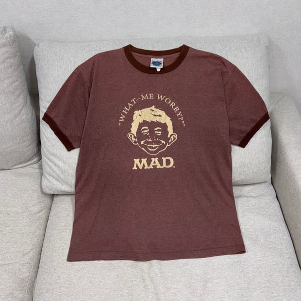 90‘s Mad Magazine Ringer T USA 링거티셔츠 