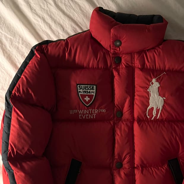 폴로 빅포니 스위스 패딩