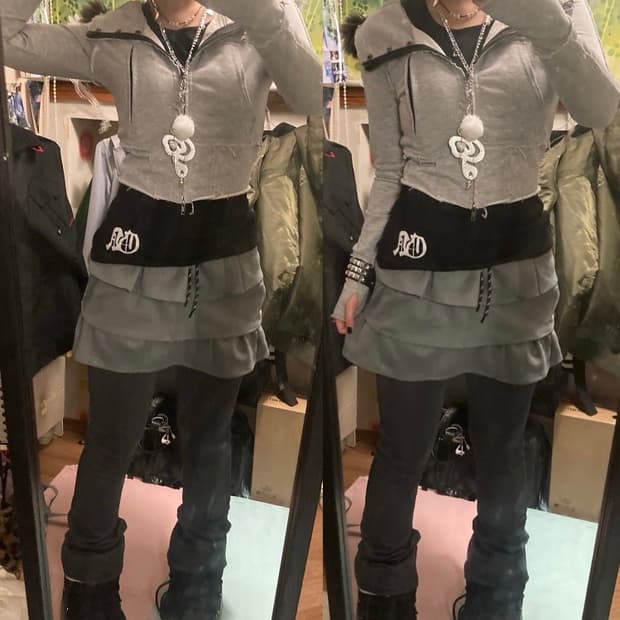 나이키 빈티지 리폼 캉캉스커트