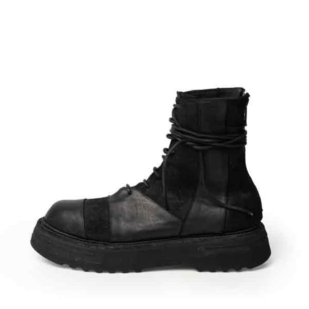 GUIDI ARMY 홀스 풀 그레인 레더 레이스업 부츠 42사이즈