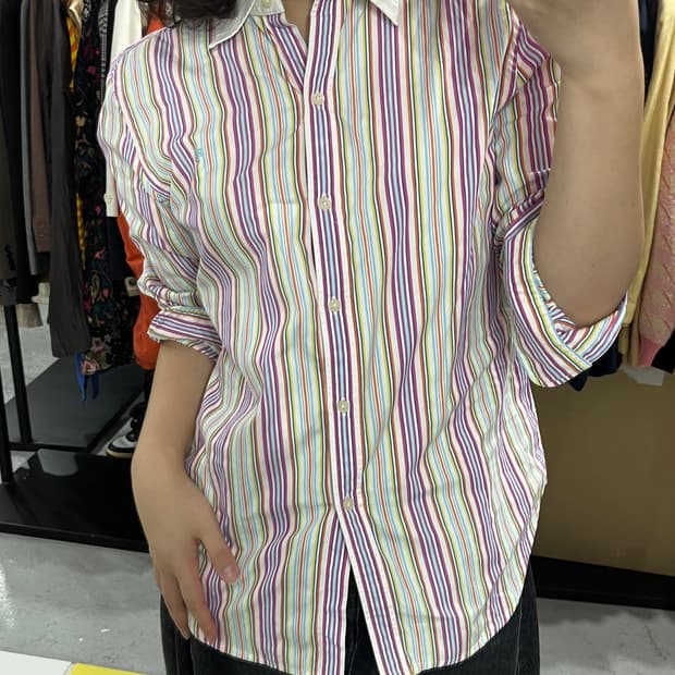 Polo 폴로 랄프로렌 멀티컬러 스트라이프 셔츠